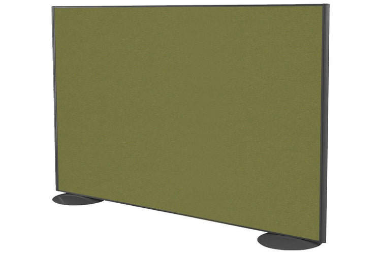 Freestanding Office Partition Screen Fabric Black Frame [1200H x 1600W] Jasonl green moss pair of domed feet black 