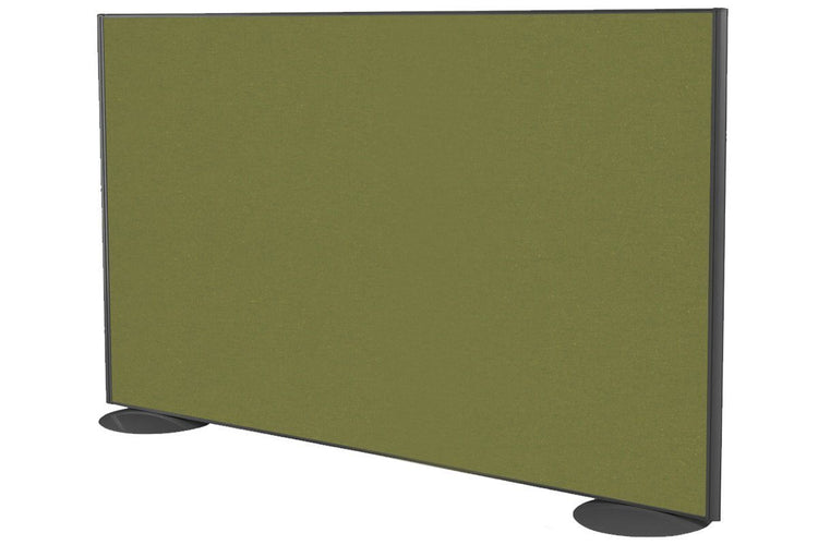 Freestanding Office Partition Screen Fabric Black Frame [1200H x 1800W] Jasonl green moss pair of domed feet black 