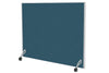 Freestanding Office Partition Screen Fabric White Frame [1200H x 1200W] - Thumbnail 8 