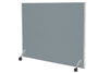 Freestanding Office Partition Screen Fabric White Frame [1200H x 1200W] - Thumbnail 10 