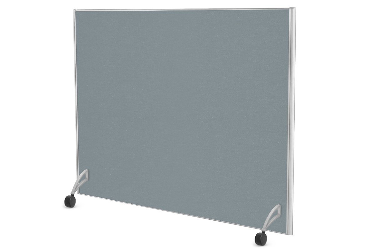 Freestanding Office Partition Screen Fabric White Frame [1200H x 1200W] Jasonl cool grey pair of mobile legs with castors 