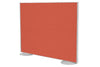 Freestanding Office Partition Screen Fabric White Frame [1200H x 1200W] - Thumbnail 1 