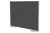Freestanding Office Partition Screen Fabric White Frame [1200H x 1200W] - Thumbnail 11 