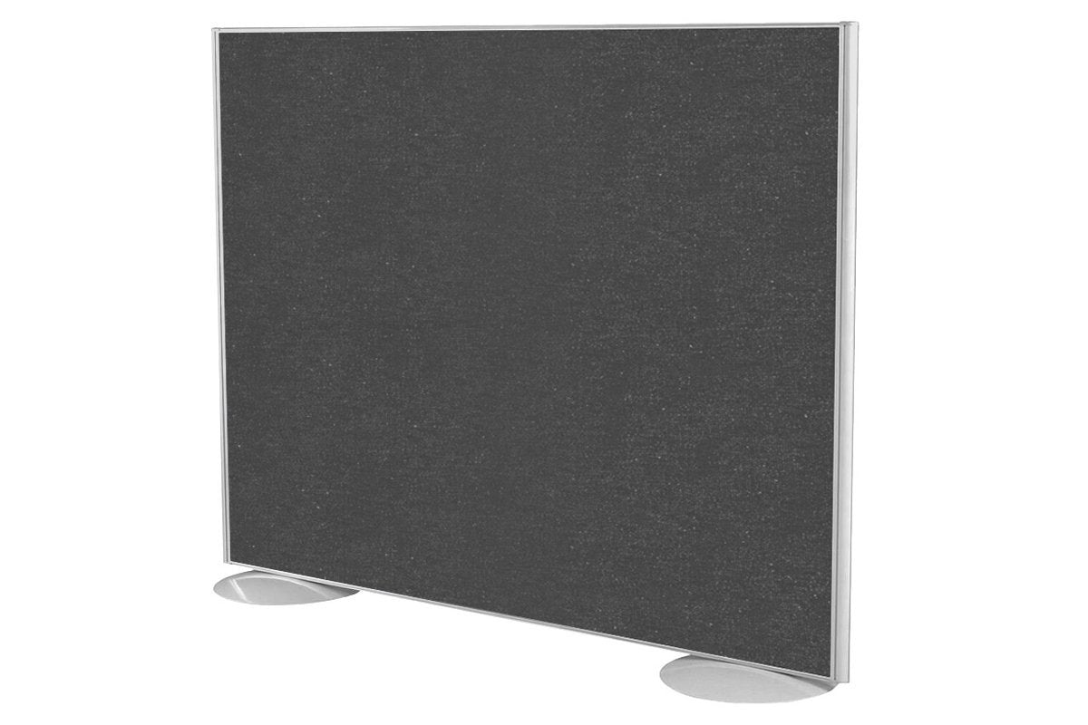 Freestanding Office Partition Screen Fabric White Frame [1200H x 1200W] Jasonl moody charcoal pair of domed feet black 