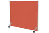Freestanding Office Partition Screen Fabric White Frame [1200H x 1200W] - Thumbnail 2 