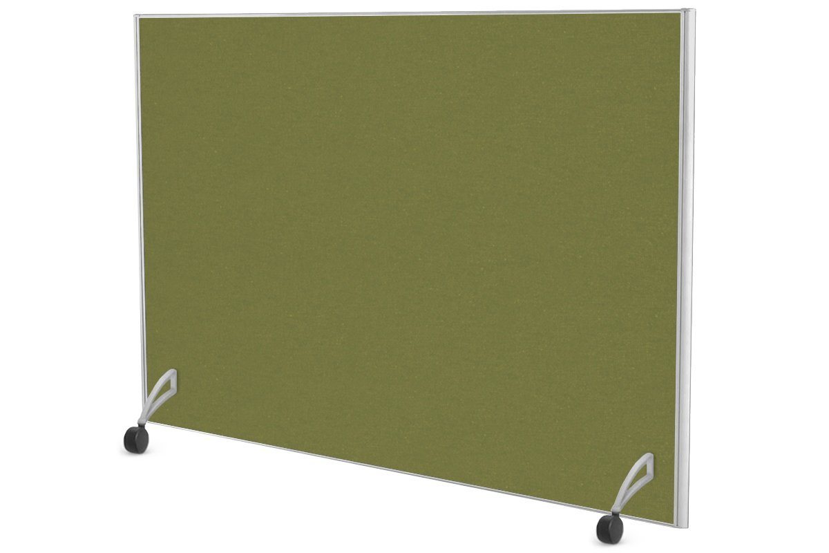Freestanding Office Partition Screen Fabric White Frame [1200H x 1400W] Jasonl green moss pair of mobile legs with castors 