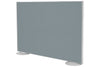 Freestanding Office Partition Screen Fabric White Frame [1200H x 1400W] - Thumbnail 9 