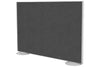 Freestanding Office Partition Screen Fabric White Frame [1200H x 1400W] - Thumbnail 11 