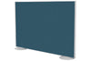 Freestanding Office Partition Screen Fabric White Frame [1200H x 1400W] - Thumbnail 7 