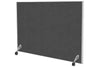 Freestanding Office Partition Screen Fabric White Frame [1200H x 1400W] - Thumbnail 12 