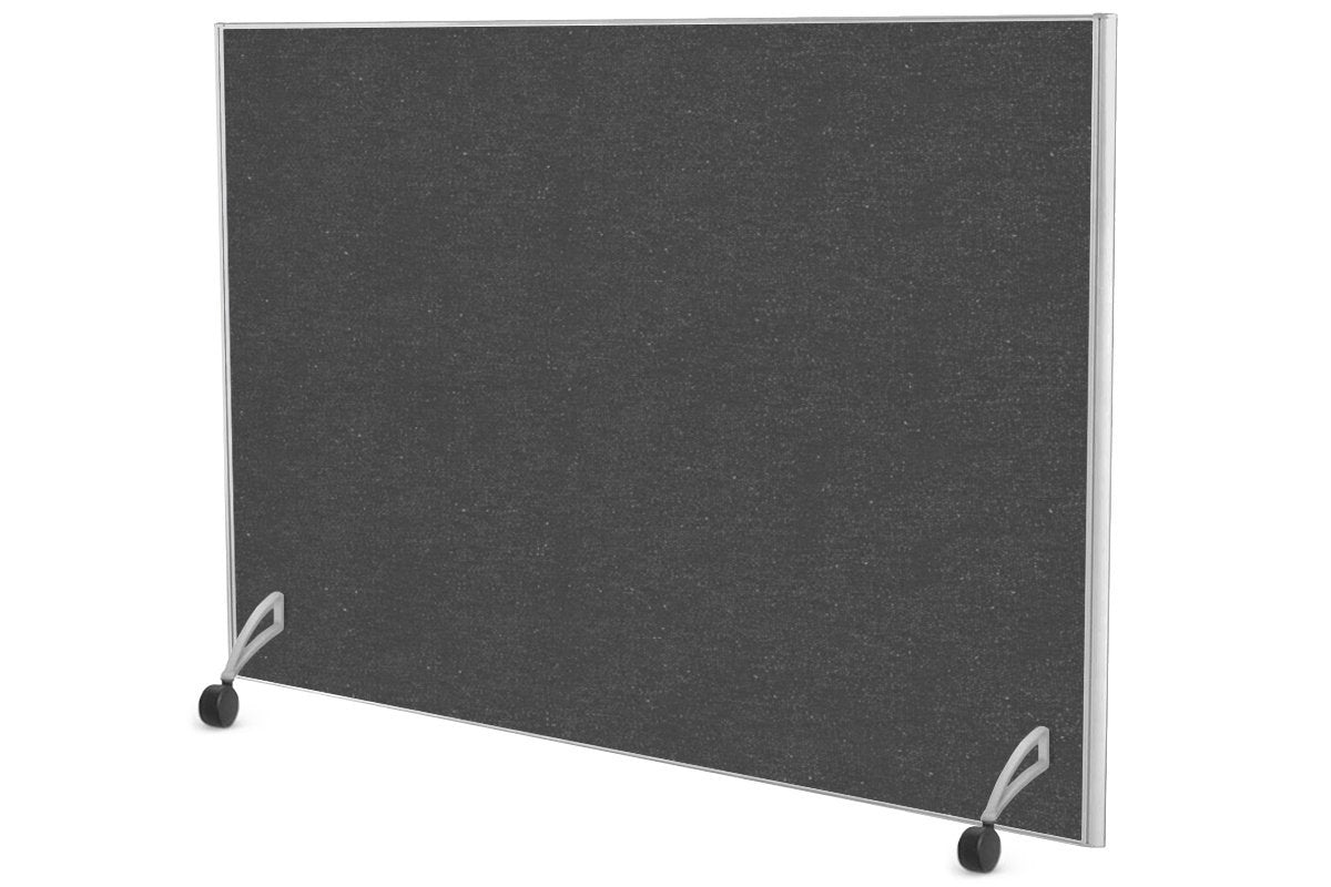 Freestanding Office Partition Screen Fabric White Frame [1200H x 1400W] Jasonl moody charcoal pair of mobile legs with castors 
