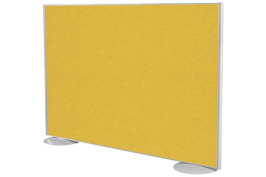 Environmental image of Freestanding Office Partition Screen Fabric White Frame [1200H x 1400W]
