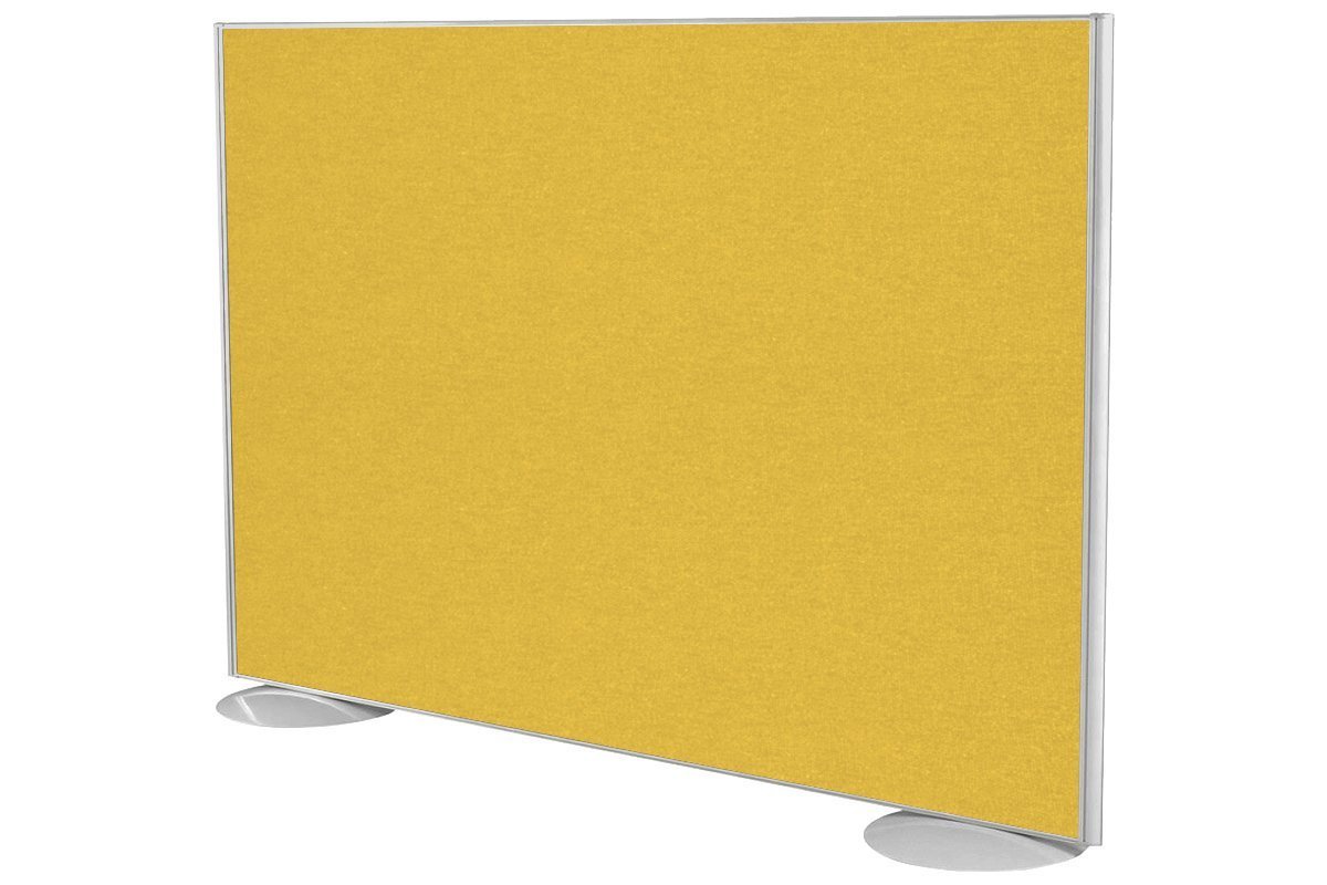 Freestanding Office Partition Screen Fabric White Frame [1200H x 1400W] Jasonl mustard yellow pair of domed feet black 