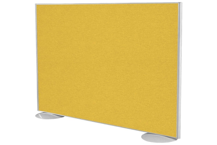 Freestanding Office Partition Screen Fabric White Frame [1200H x 1400W] Jasonl mustard yellow pair of domed feet black 