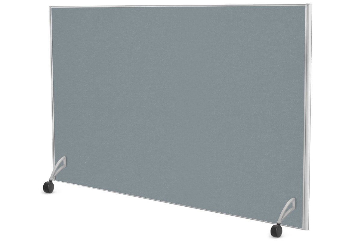 Freestanding Office Partition Screen Fabric White Frame [1200H x 1600W] Jasonl cool grey pair of mobile legs with castors 