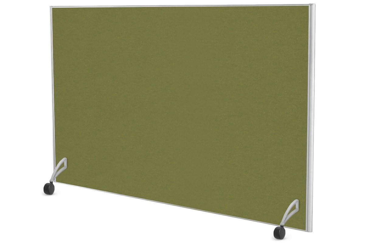 Freestanding Office Partition Screen Fabric White Frame [1200H x 1600W] Jasonl green moss pair of mobile legs with castors 