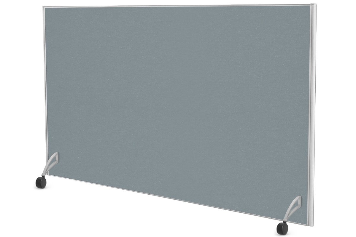 Freestanding Office Partition Screen Fabric White Frame [1200H x 1800W] Jasonl cool grey pair of mobile legs with castors 