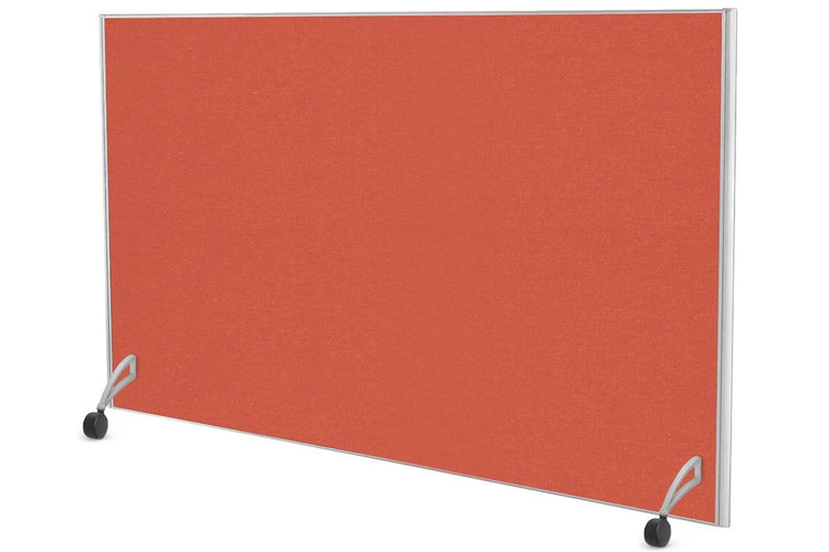 Freestanding Office Partition Screen Fabric White Frame [1200H x 1800W] Jasonl orange squash pair of mobile legs with castors 