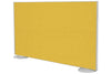 Freestanding Office Partition Screen Fabric White Frame [1200H x 1800W] - Thumbnail 3 