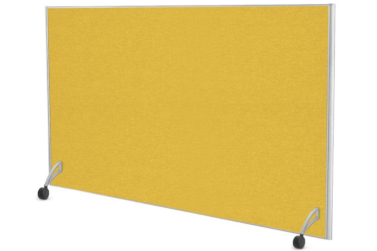 Freestanding Office Partition Screen Fabric White Frame [1200H x 1800W] Jasonl mustard yellow pair of mobile legs with castors 