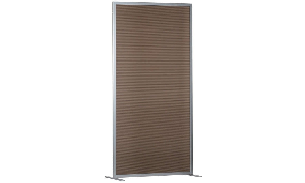 Freestanding Office Screen Partition Straight-brown  