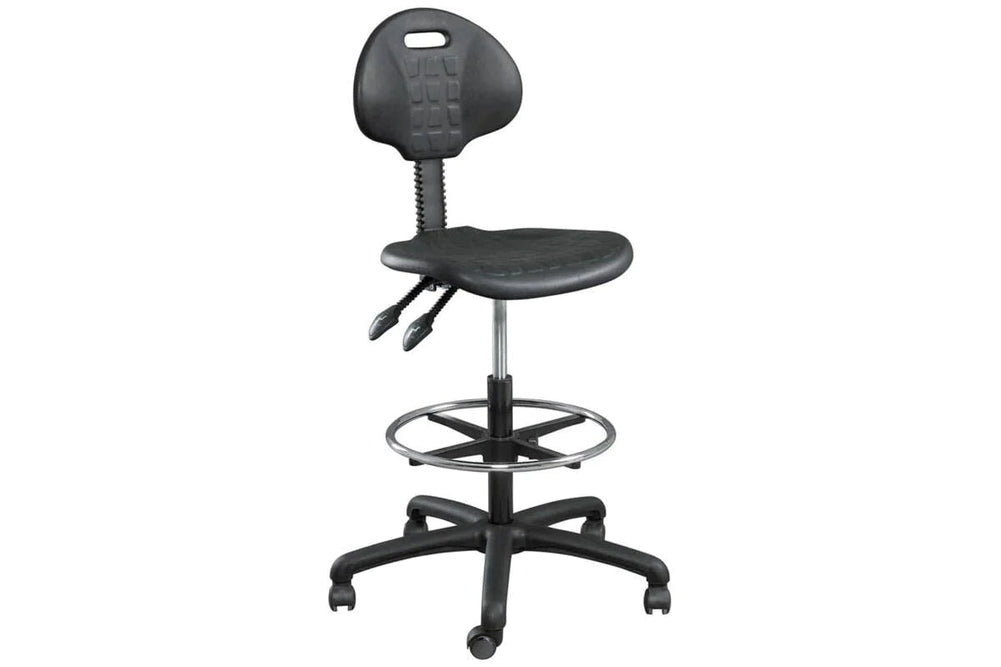 Heavy Duty Lab Chair - Drafting Chair - AFRDI Approved - 10 Year Warranty-locks when seated  