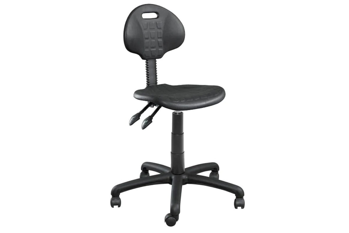 Heavy Duty Lab Chair - Industrial Lab Chair - AFRDI Approved - 10 Year Warranty Jasonl locks when not seated 