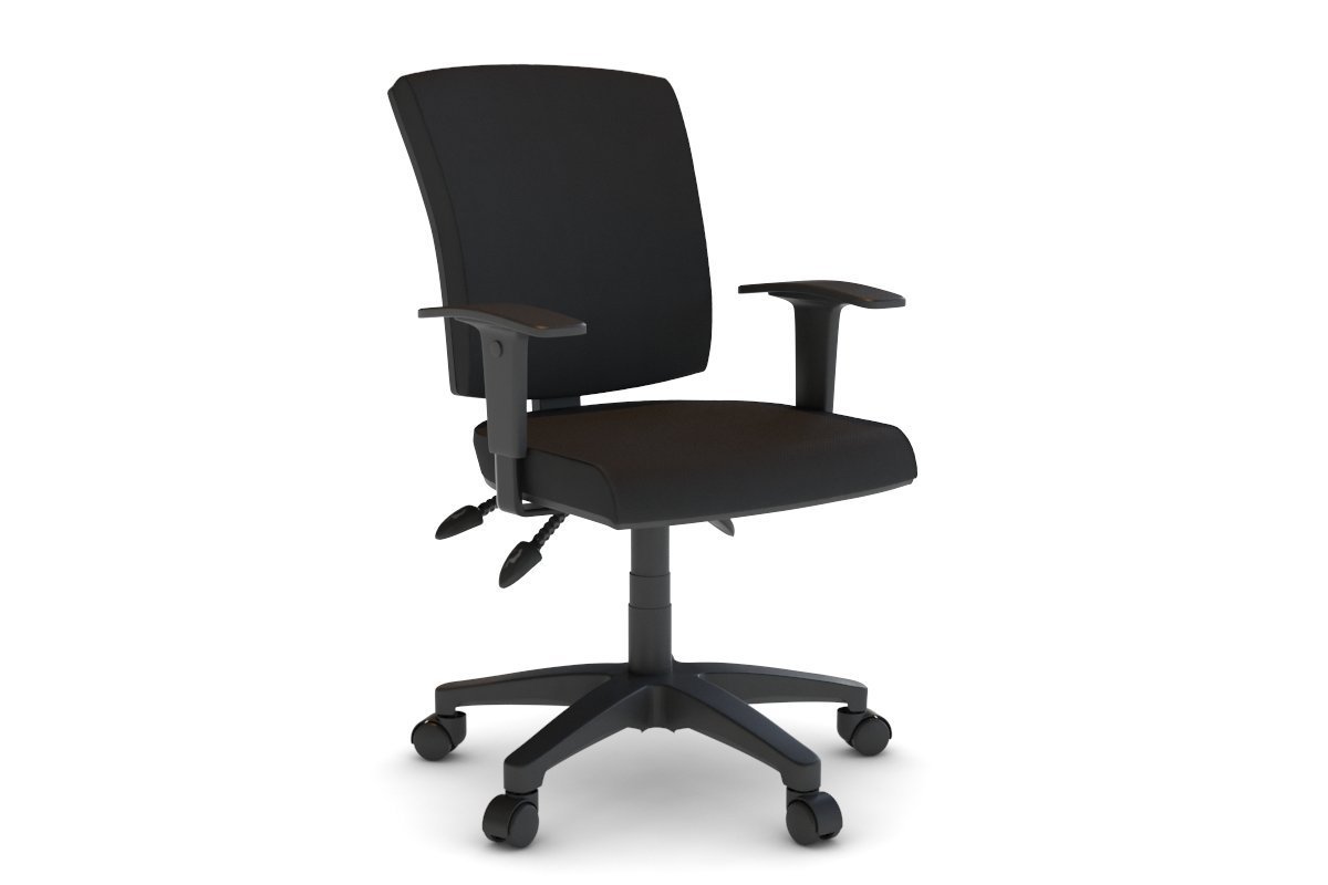 Heron Ergonomic Chair - Fabric Back Jasonl black black height adjustable 