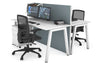 Horizon Quadro 2 Person Bench A Legs Office Workstation [1200L x 700W] - Thumbnail 6 