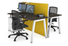 Horizon Quadro 2 Person Bench A Legs Office Workstation [1200L x 700W] - Thumbnail 20 