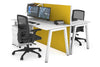 Horizon Quadro 2 Person Bench A Legs Office Workstation [1200L x 700W] - Thumbnail 3 