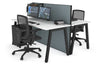 Horizon Quadro 2 Person Bench A Legs Office Workstation [1200L x 700W] - Thumbnail 29 