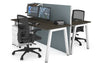 Horizon Quadro 2 Person Bench A Legs Office Workstation [1200L x 700W] - Thumbnail 23 
