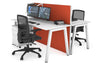 Horizon Quadro 2 Person Bench A Legs Office Workstation [1200L x 700W] - Thumbnail 2 