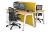 Horizon Quadro 2 Person Bench A Legs Office Workstation [1200L x 700W] - Thumbnail 8 