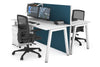 Horizon Quadro 2 Person Bench A Legs Office Workstation [1200L x 700W] - Thumbnail 5 