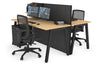 Horizon Quadro 2 Person Bench A Legs Office Workstation [1200L x 700W] - Thumbnail 36 