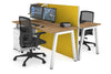 Horizon Quadro 2 Person Bench A Legs Office Workstation [1200L x 700W] - Thumbnail 14 