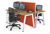 Horizon Quadro 2 Person Bench A Legs Office Workstation [1200L x 700W] - Thumbnail 13 