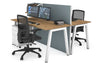 Horizon Quadro 2 Person Bench A Legs Office Workstation [1200L x 700W] - Thumbnail 17 