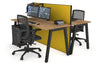 Horizon Quadro 2 Person Bench A Legs Office Workstation [1200L x 700W] - Thumbnail 38 