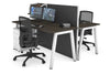 Horizon Quadro 2 Person Bench A Legs Office Workstation [1200L x 700W] - Thumbnail 24 