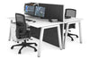 Horizon Quadro 2 Person Bench A Legs Office Workstation [1800L x 800W with Cable Scallop] - Thumbnail 6 
