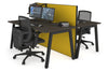 Horizon Quadro 2 Person Bench A Legs Office Workstation [1800L x 800W with Cable Scallop] - Thumbnail 44 