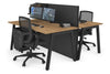 Horizon Quadro 2 Person Bench A Legs Office Workstation [1800L x 800W with Cable Scallop] - Thumbnail 42 