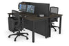 Horizon Quadro 2 Person Bench Square Legs Office Workstation [1600L x 700W] - Thumbnail 48 