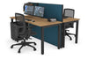 Horizon Quadro 2 Person Bench Square Legs Office Workstation [1600L x 700W] - Thumbnail 40 