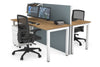 Horizon Quadro 2 Person Bench Square Legs Office Workstation [1600L x 700W] - Thumbnail 17 