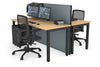 Horizon Quadro 2 Person Bench Square Legs Office Workstation [1600L x 700W] - Thumbnail 35 
