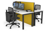 Horizon Quadro 2 Person Bench Square Legs Office Workstation [1600L x 700W] - Thumbnail 26 